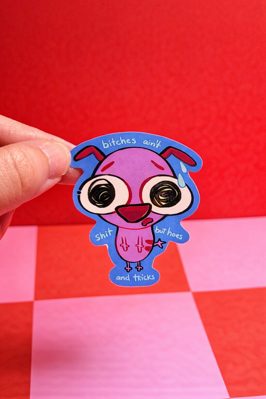 "B*tches ain't sh*t" Courage Sticker