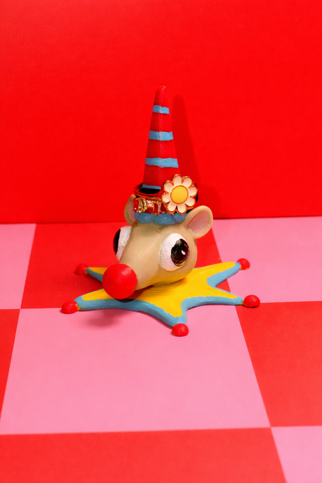Clown Rat Ring Holder